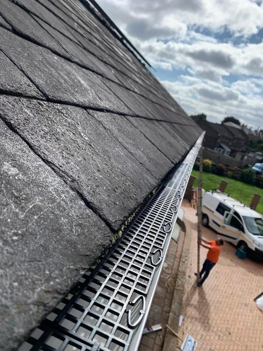 Gutter installation project in Northam