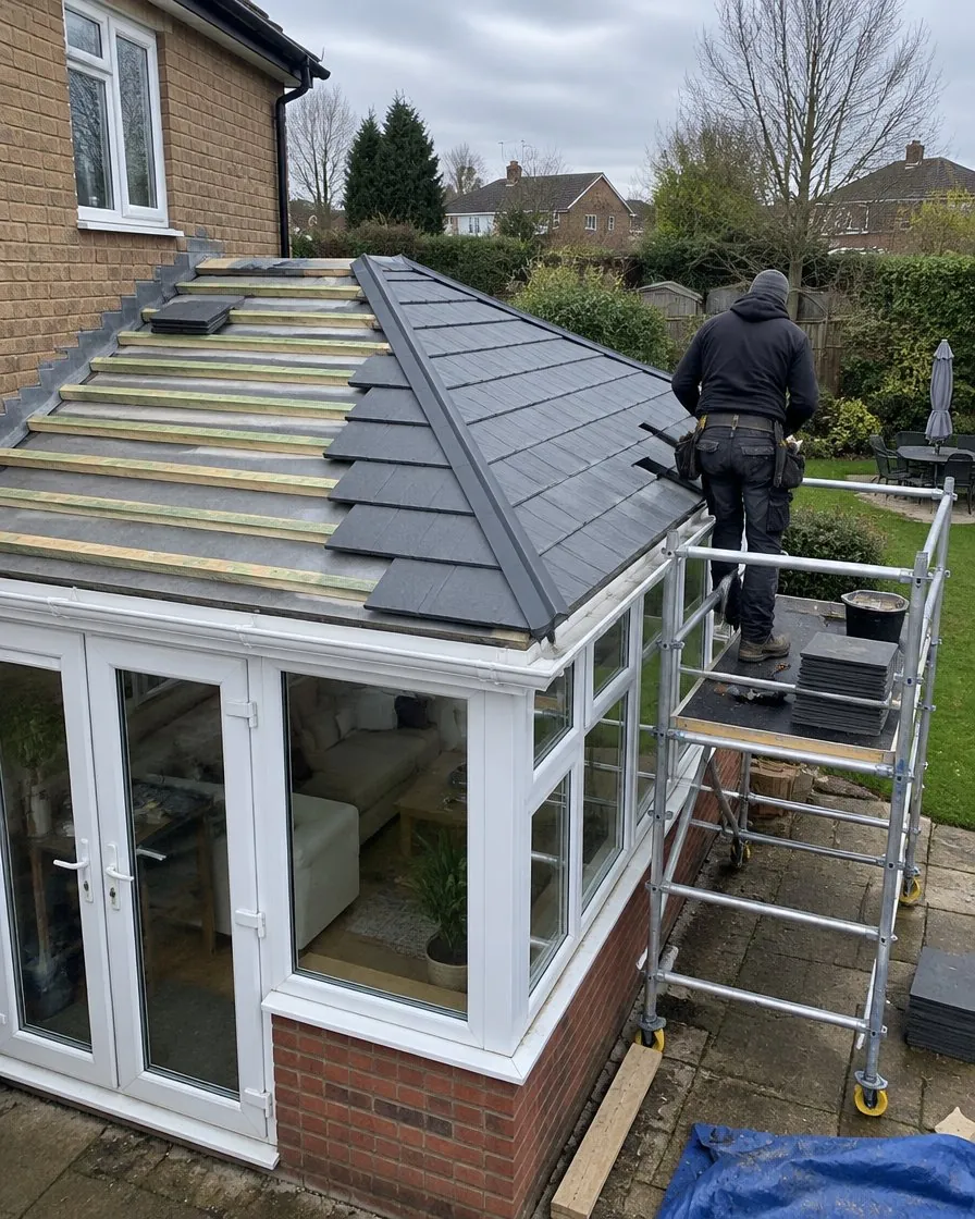 Conservatory roof replacement in Northam