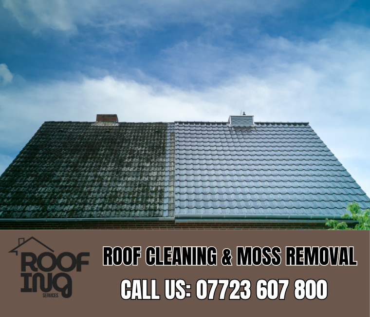 Roof cleaning and moss removal in Northam
