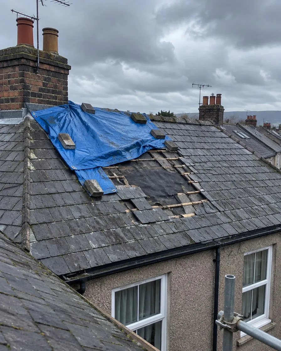 Storm damage and insurance work in Northam